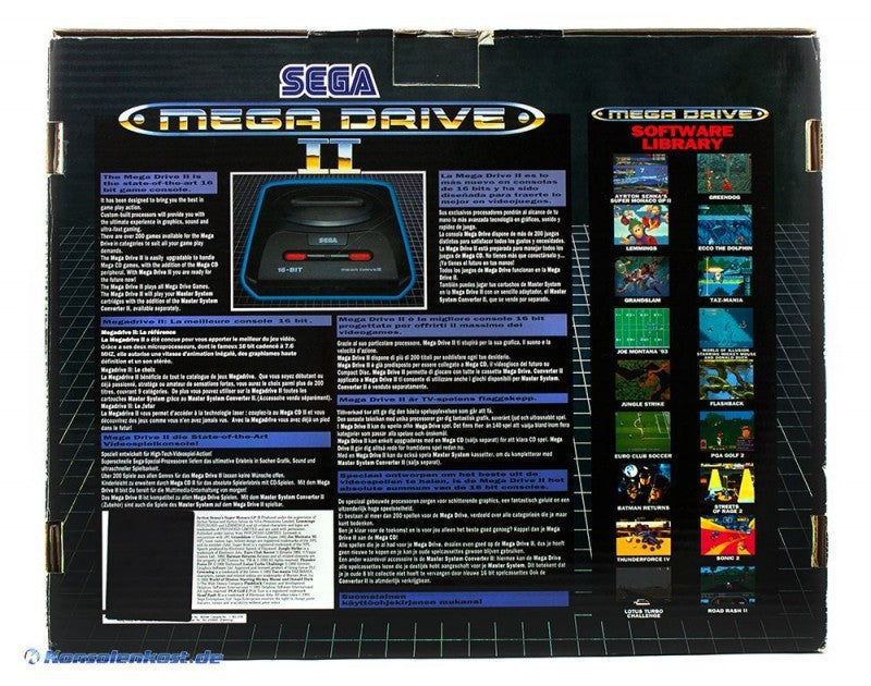 Konsole MD2 + 2 Original Controller