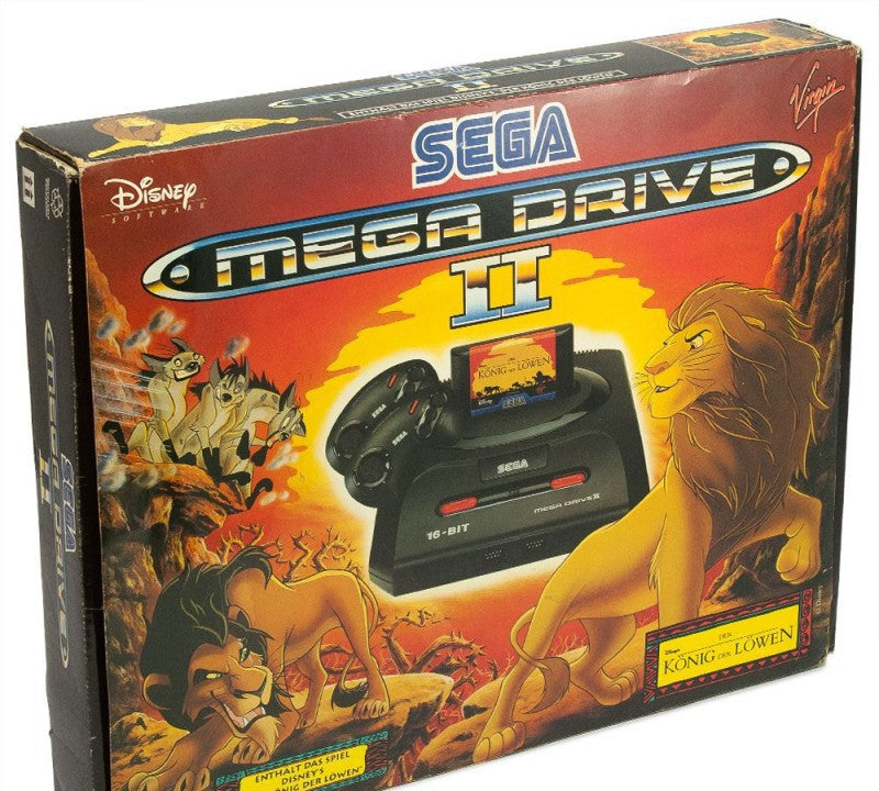 Konsole MD2 Lion King Set + Spiel + 2 Original Controller