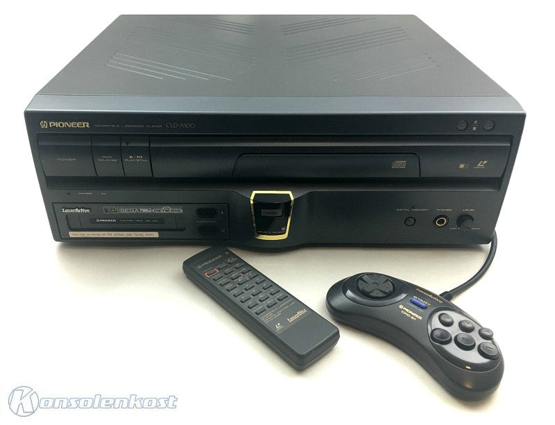 Konsole Pioneer LaserActive Laserdisc + PAC-S10 Unit + Original Controller (US)