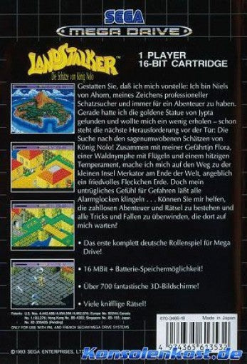 Landstalker: Die Schätze von König Nolo (DE)