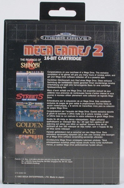 Mega Games 2: Golden Axe & Streets of Rage & The Revenge of Shinobi