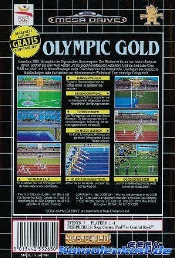 Olympic Gold: Barcelona 92 (EU)