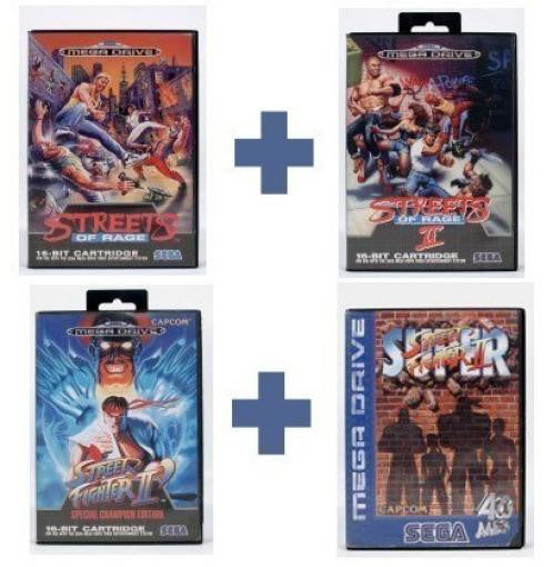 Streets of Rage 1 & 2 + Street Fighter 2 & Super Street Fighter 2