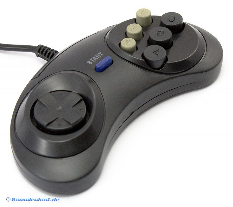 Zubehör Set: 6-Button Controller + AV Cinchkabel + Netzteil