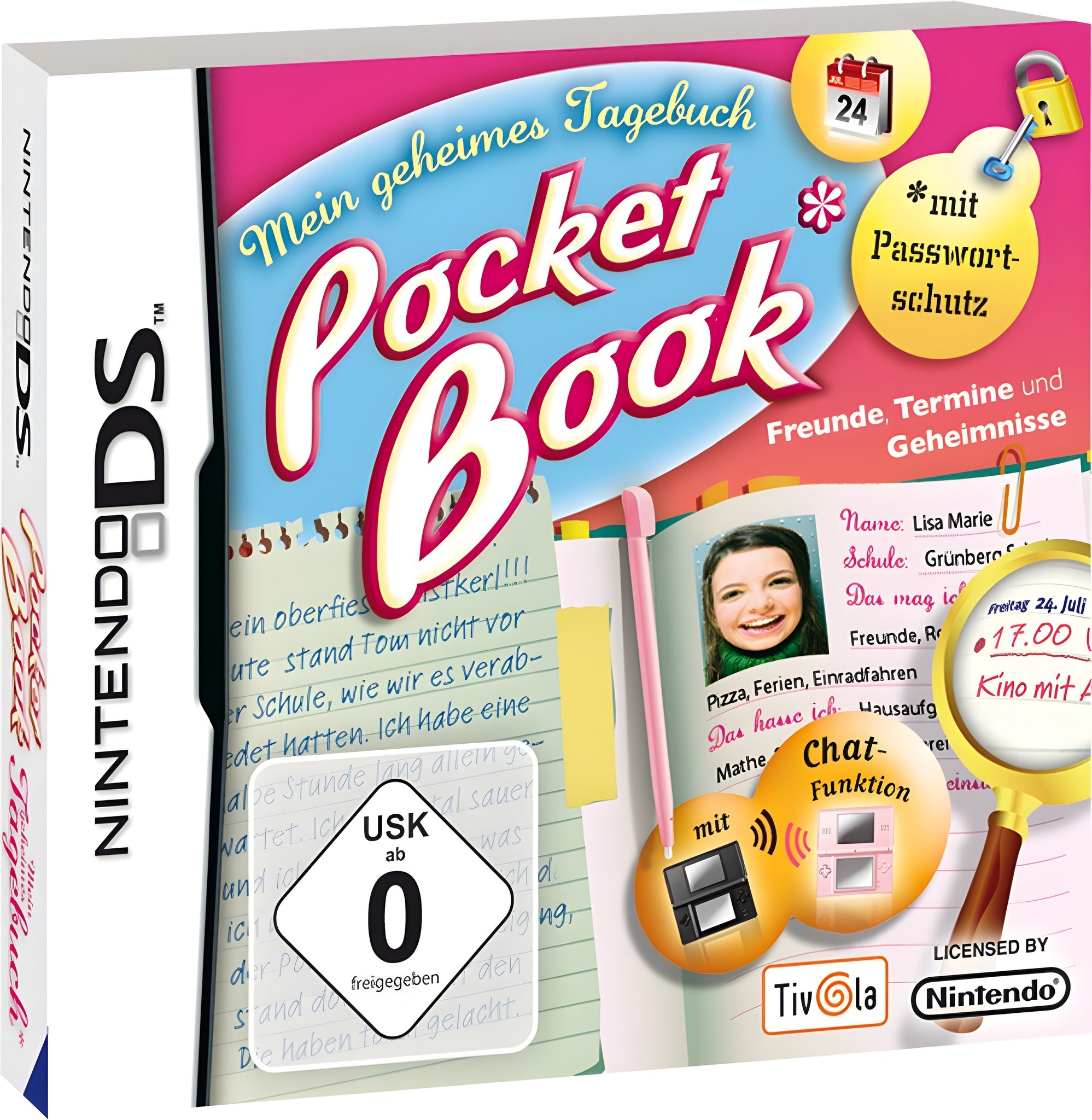 Mein geheimes Tagebuch - Pocket Book – Cover Vorderseite