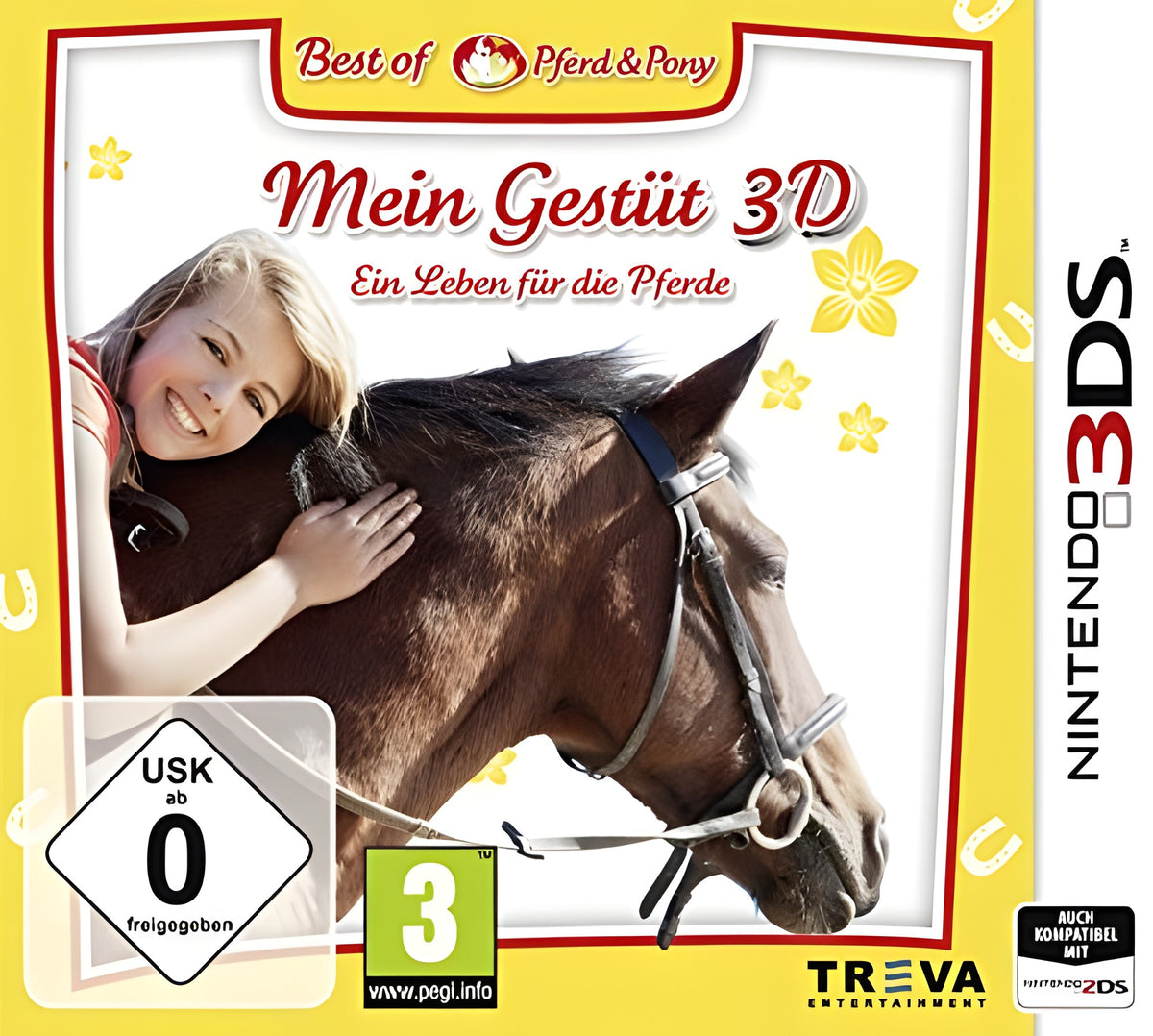 Das Cover von Mein Gestüt 3D: Ein Leben für die Pferde für Nintendo 3DS