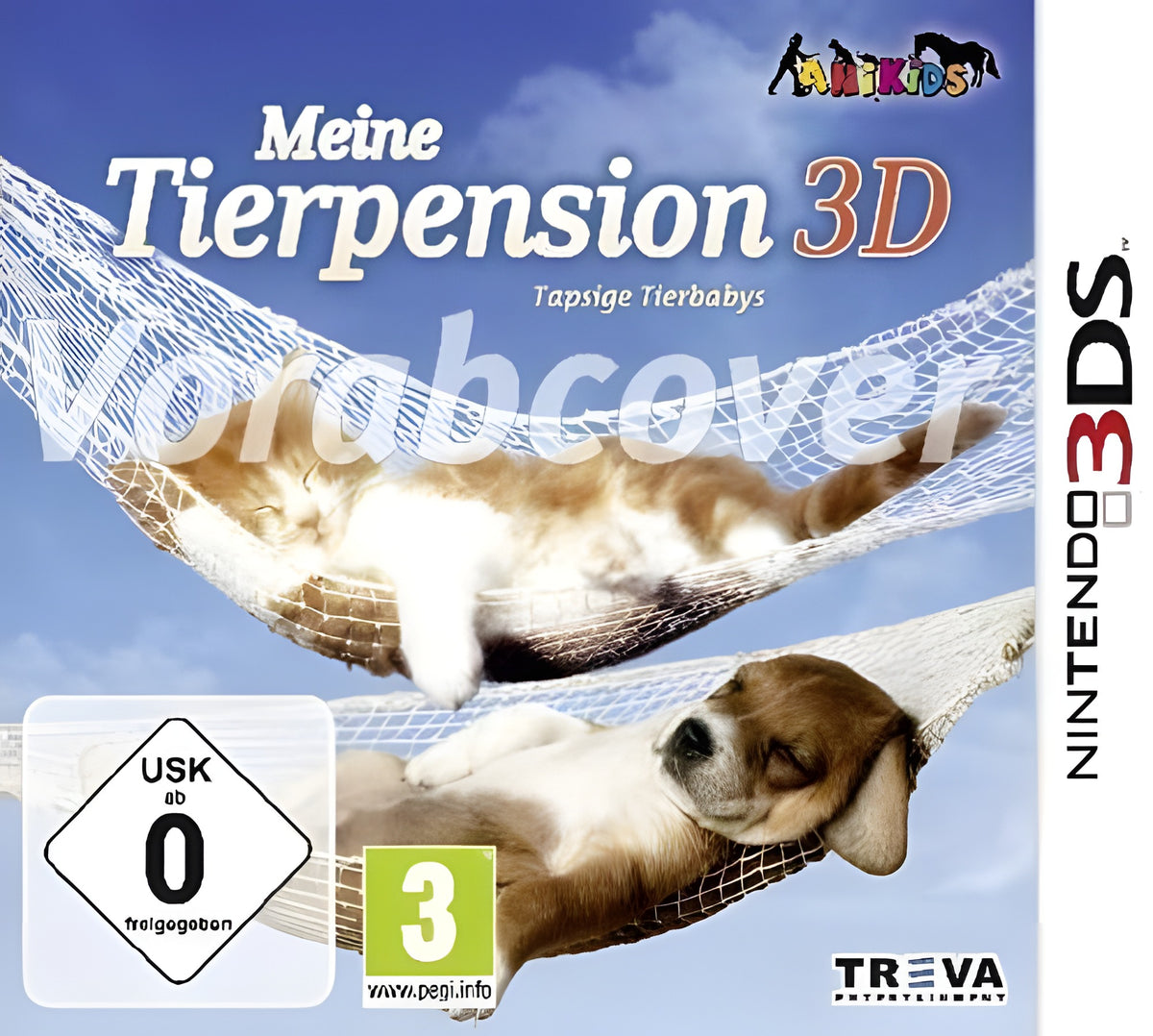 Das Cover von Meine Tierpension: Tapsige Tierbabys für Nintendo 3DS