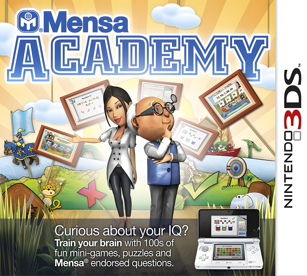 Das Cover von Mensa Academy für Nintendo 3DS