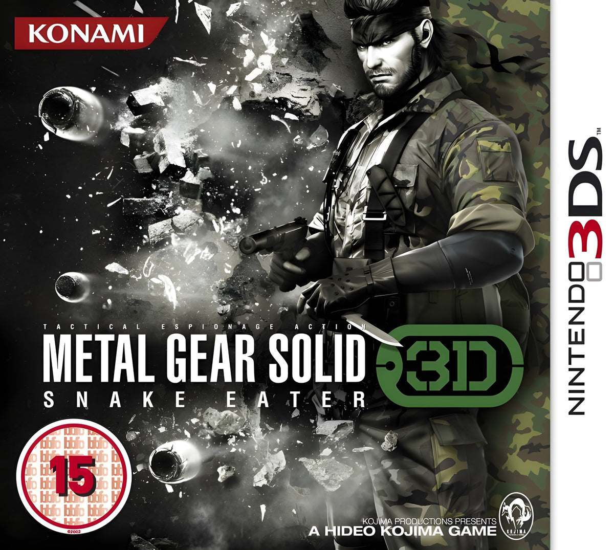 Das Cover von Metal Gear Solid Snake Eater 3D für Nintendo 3DS