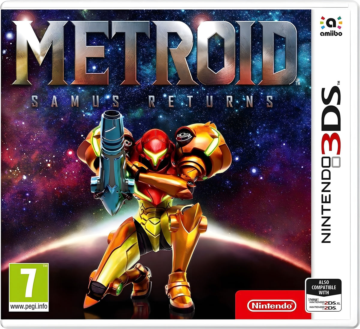 Das Cover von Metroid: Samus Returns für Nintendo 3DS
