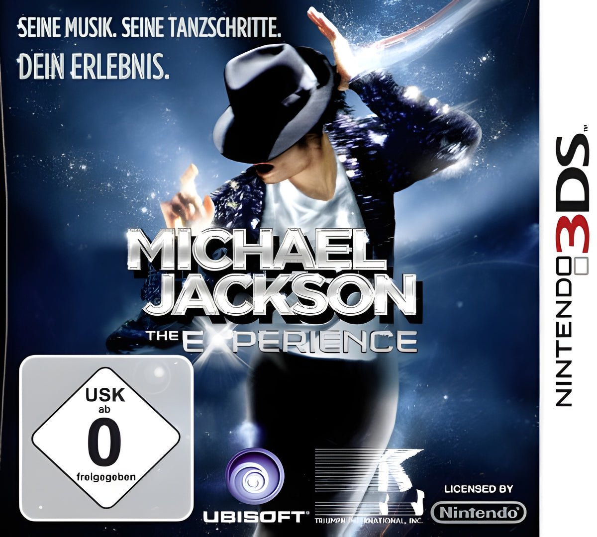 Das Cover von Michael Jackson Experience 3D für Nintendo 3DS