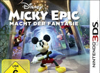 Das Cover von Micky Epic: Macht der Fantasie / Epic Mickey: Power of Illusion zeigt Micky Maus mit Pinsel und USK ab 6.