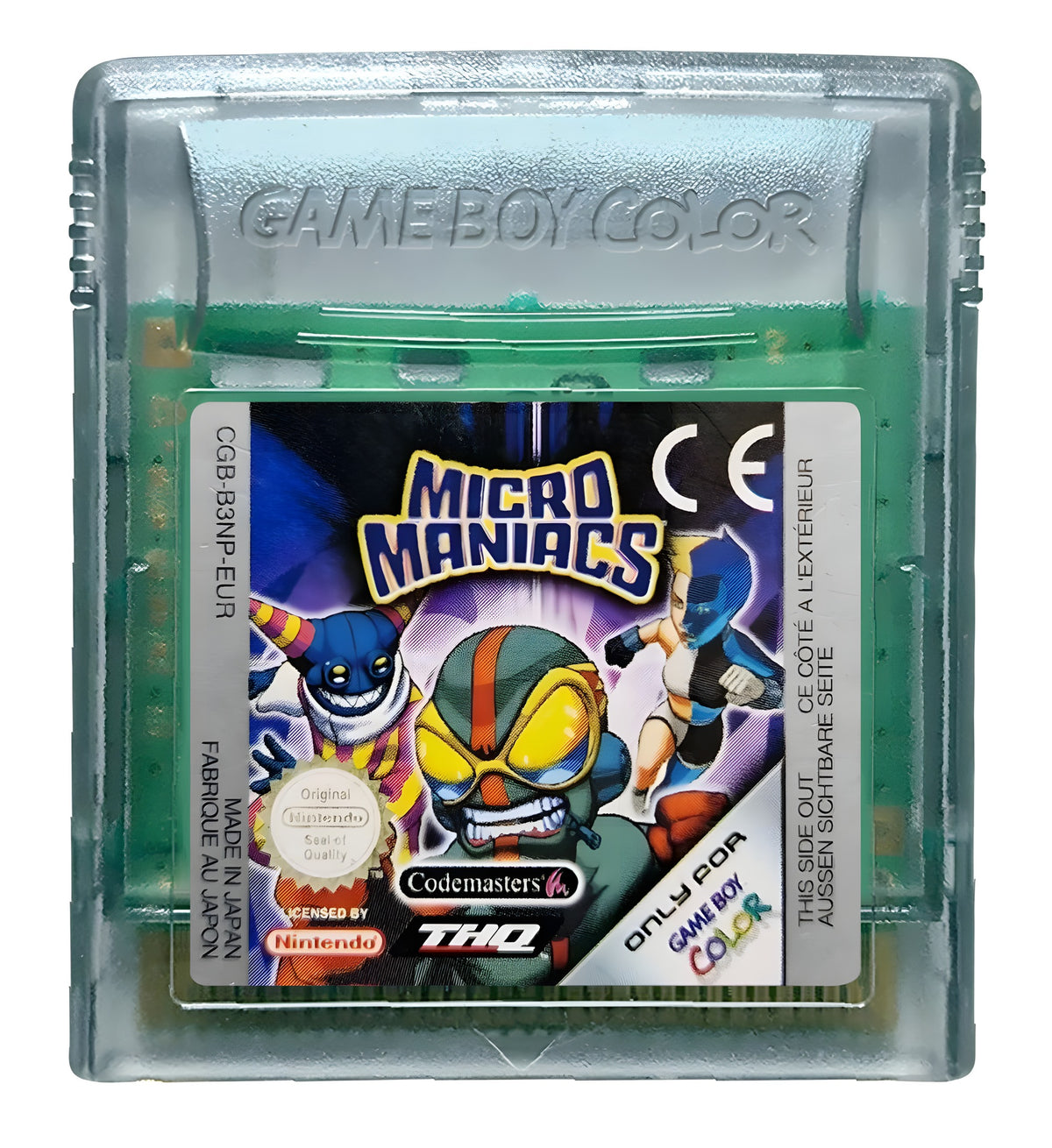 Das Modul von Micro Maniacs für GameBoy Color