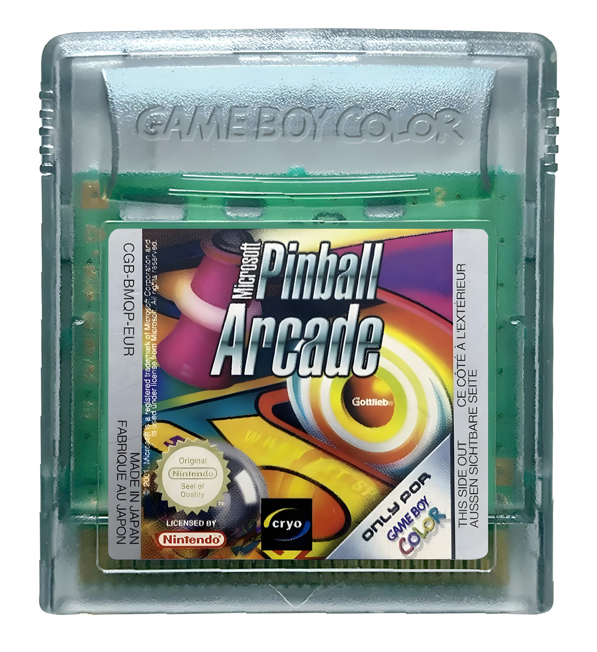 Das Modul von Microsoft Pinball Arcade für GameBoy Color