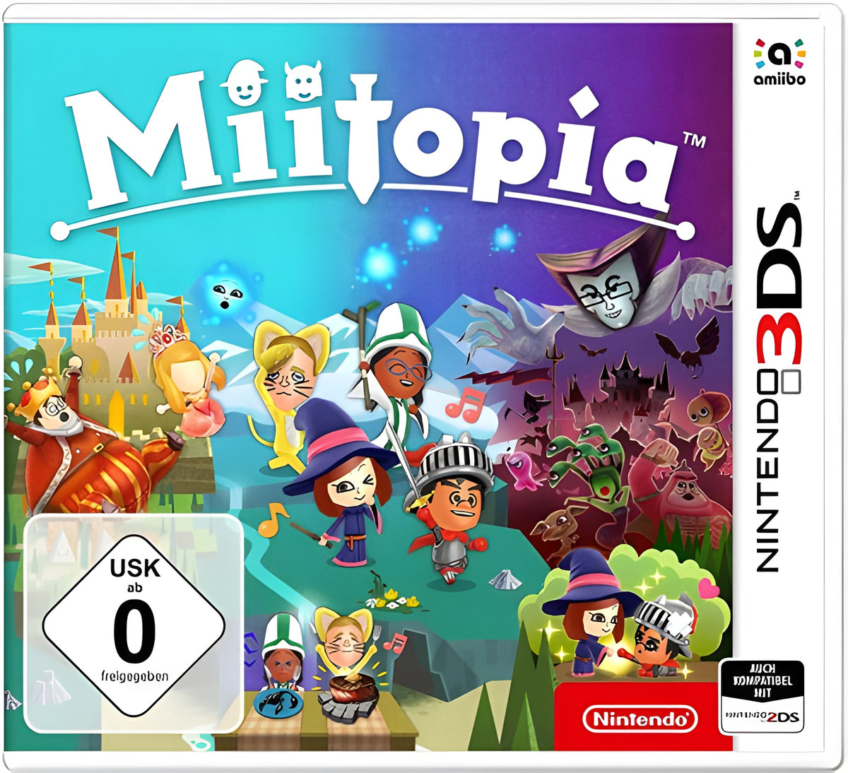 Das Cover von Miitopia für Nintendo 3DS