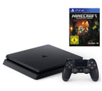 Konsole Slim 500GB schwarz + Minecraft + Original Controller