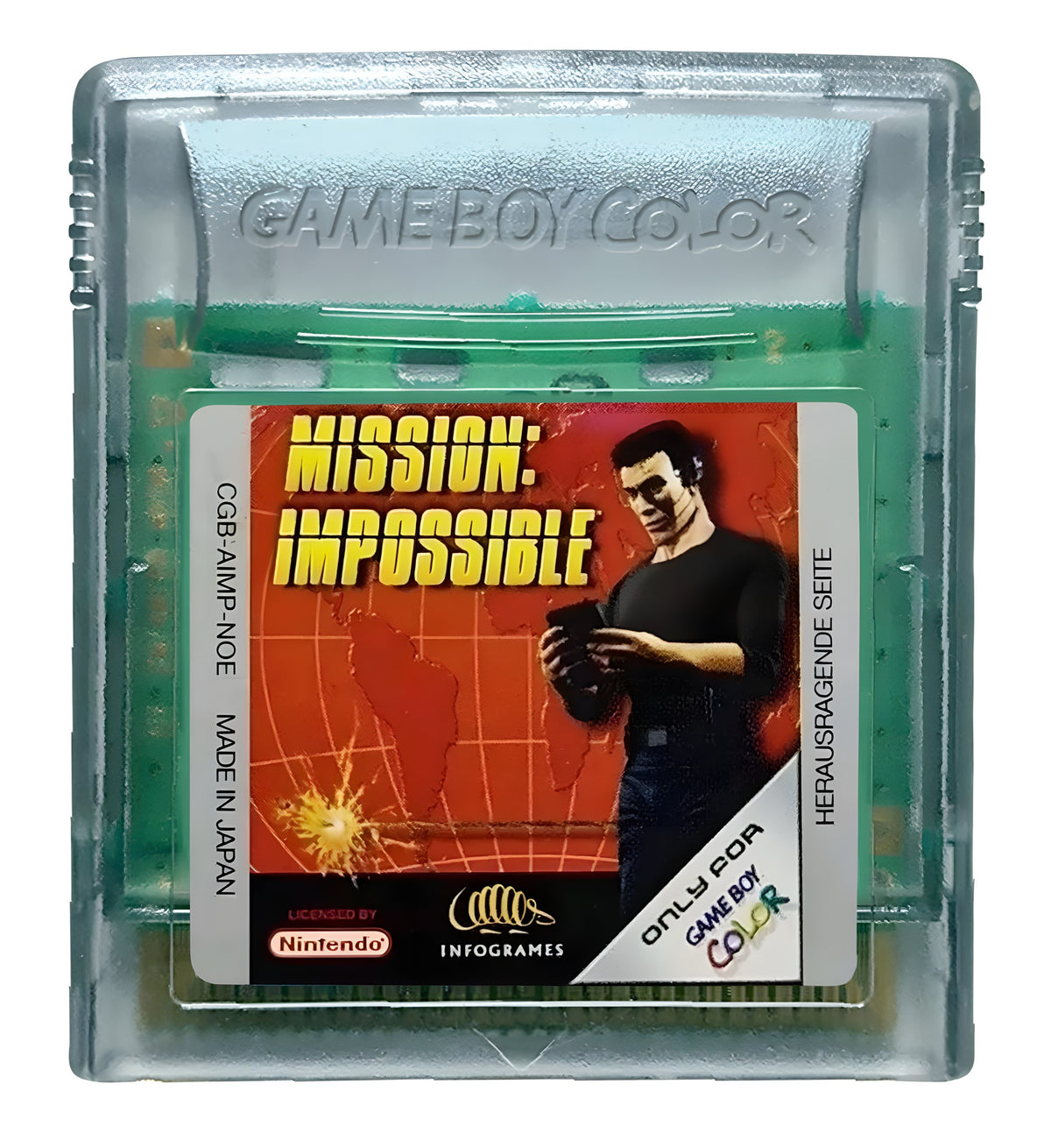 Das Modul von Mission Impossible für GameBoy Color