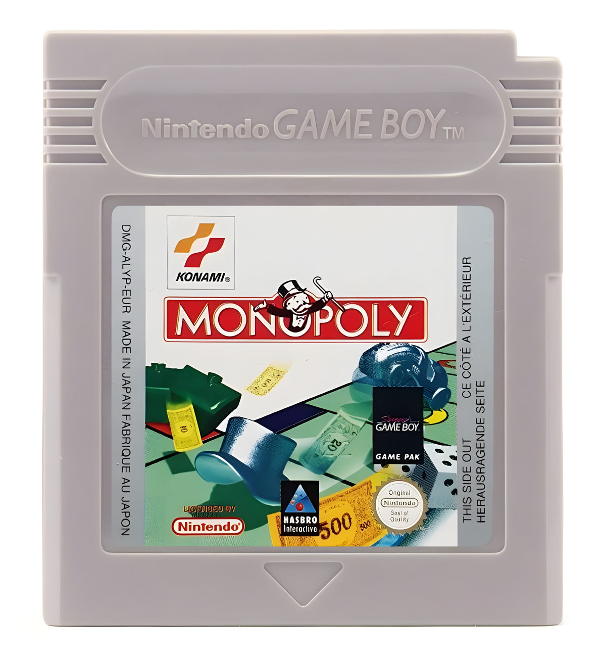 Das Modul von Monopoly für GameBoy