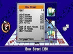 Ein Screenshot zeigt das Menü für die Bow Street mit den Mietpreisen für Häuser und Hotels.