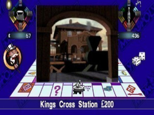 Ein Screenshot zeigt eine 3D-Animation der Kings Cross Station mit einem Zug.