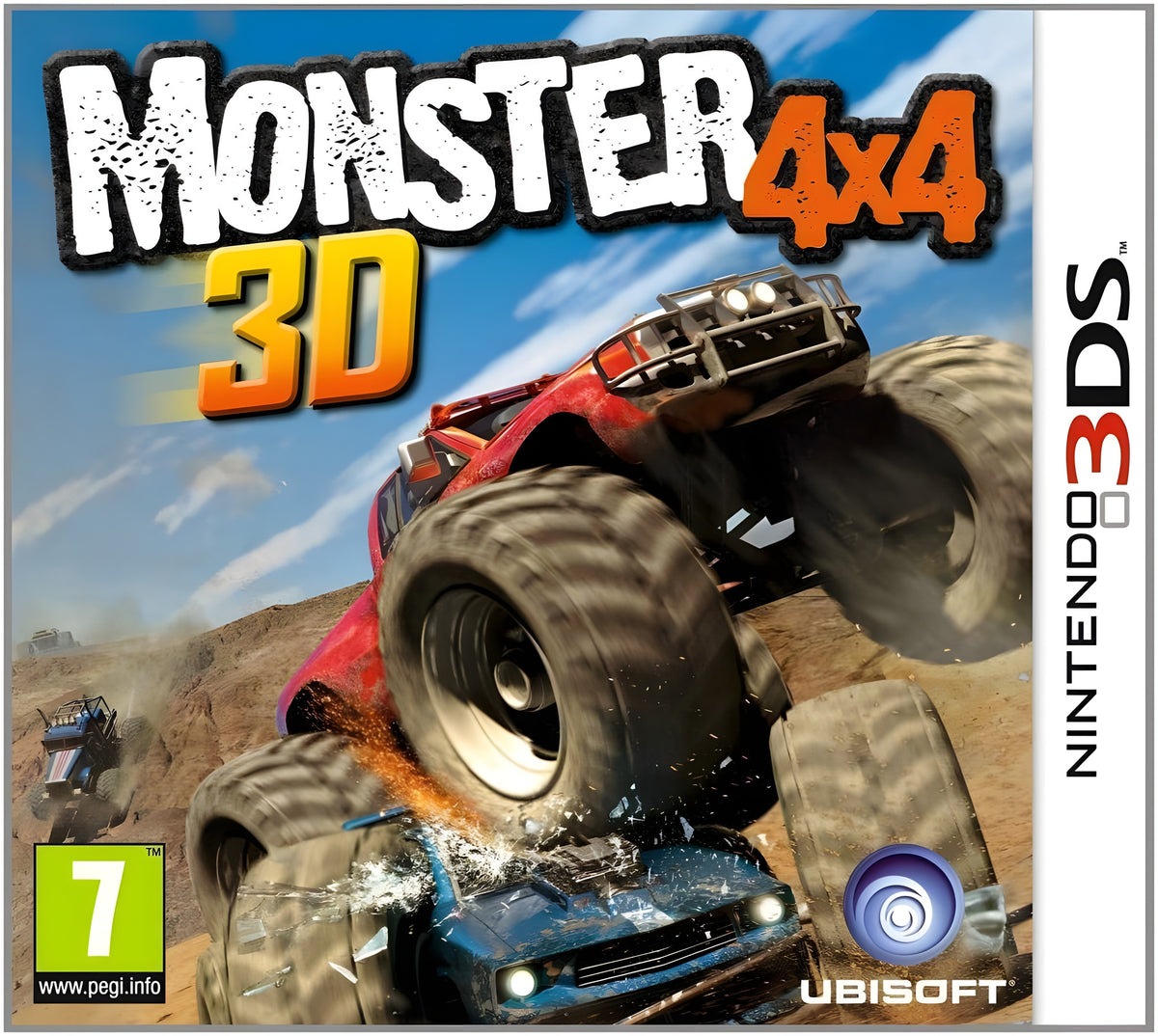 Das Cover von Monster 4x4 3D für Nintendo 3DS