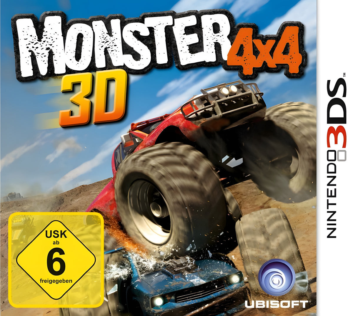 Das Cover von Monster 4x4 3D für Nintendo 3DS