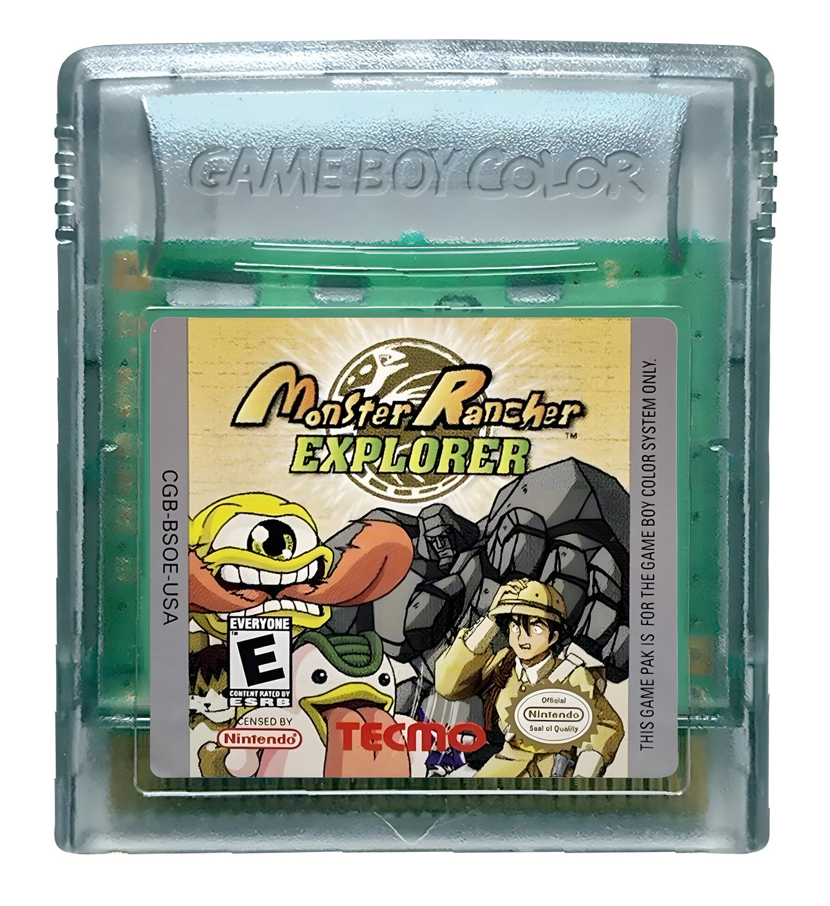 Das Modul von Monster Rancher Explorer für GameBoy Color