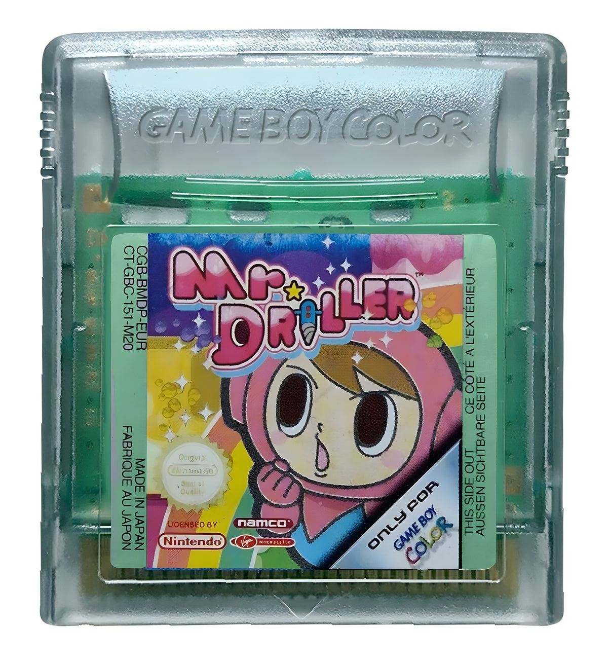 Das Modul von Mr. Driller für GameBoy Color