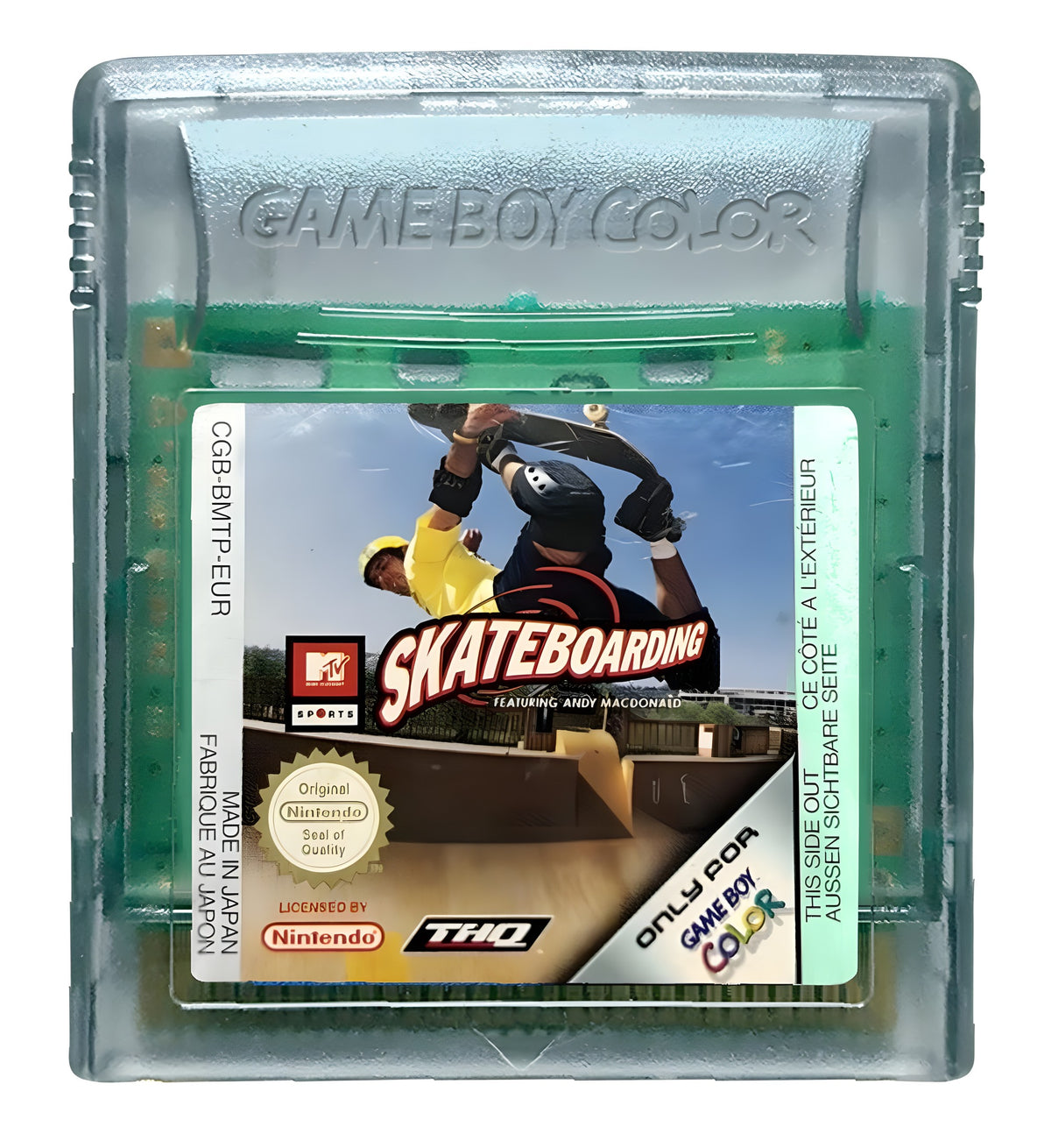 Das Modul von MTV Sports: Skateboarding für GameBoy Color