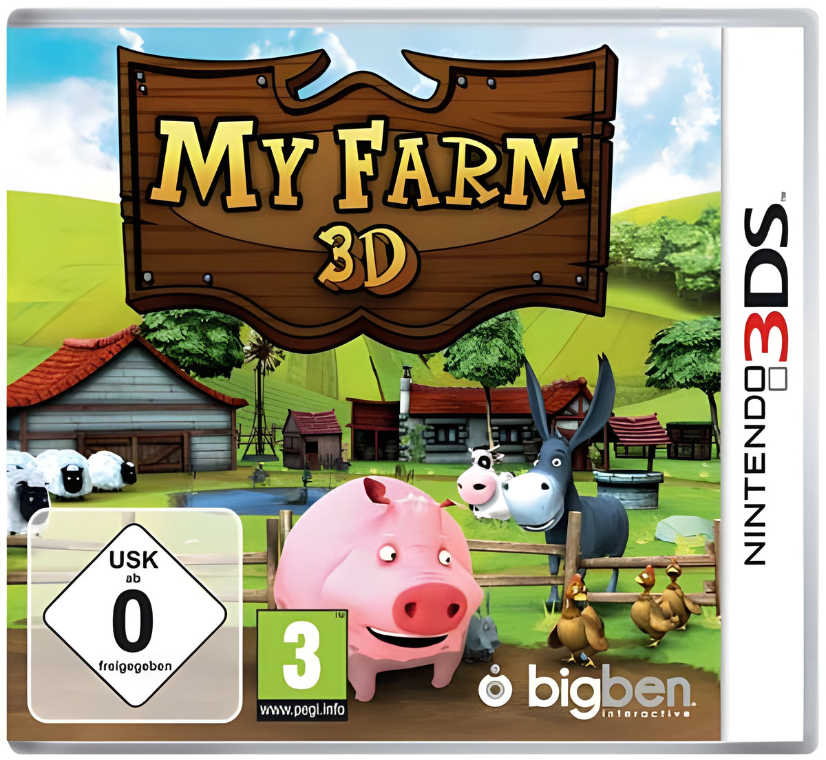 Das Cover von My Farm 3D für Nintendo 3DS