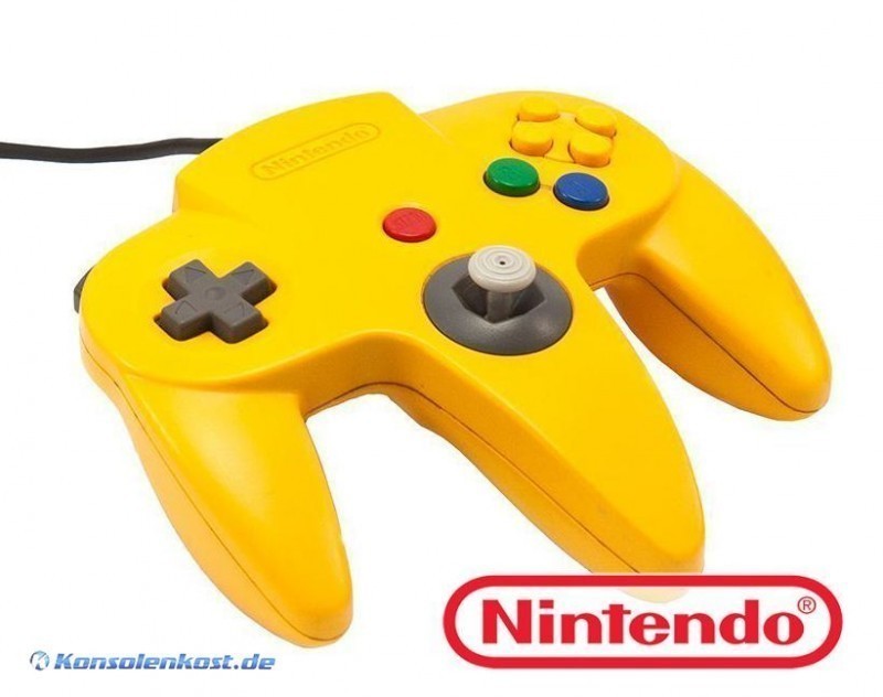 2 Original Nintendo Controller gelb