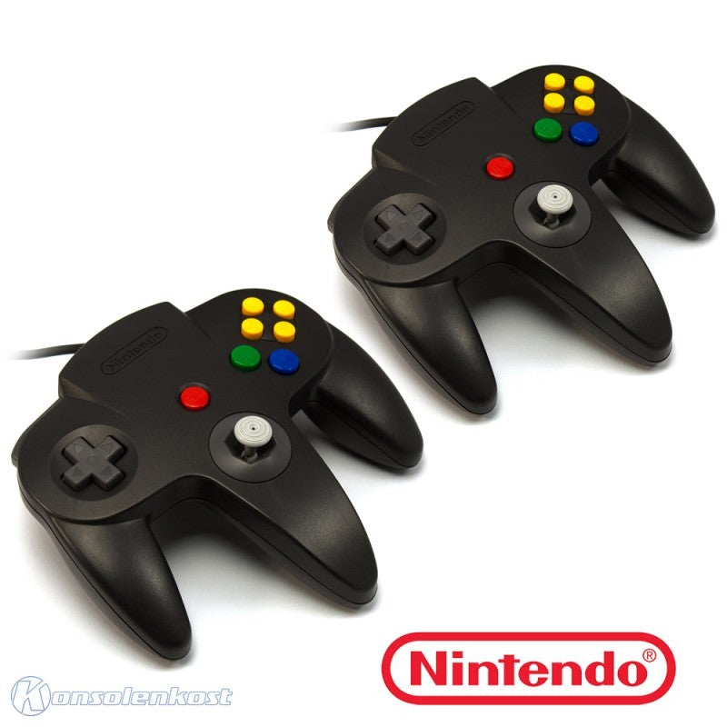 2 Original Nintendo Controller schwarz