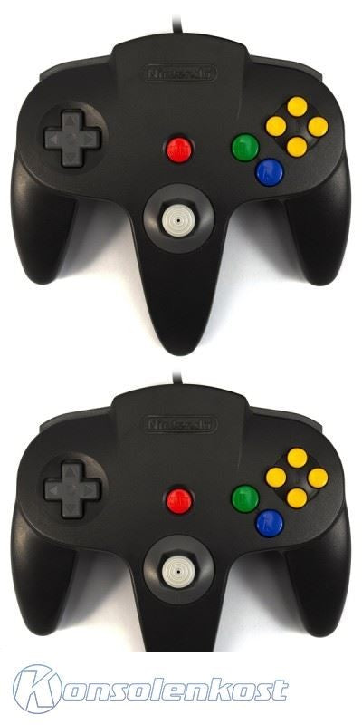 2 Original Nintendo Controller schwarz