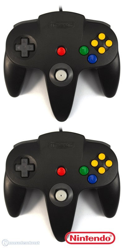 2 Original Nintendo Controller schwarz