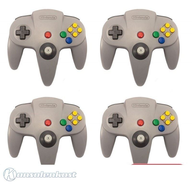 4 Original Nintendo Controller grau
