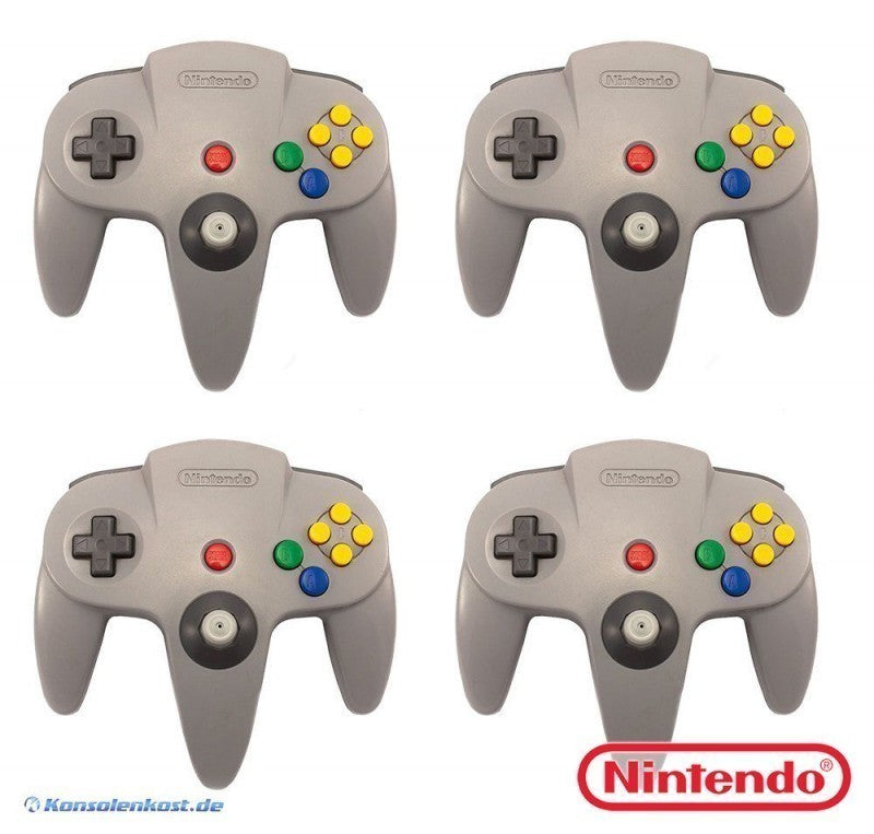 4 Original Nintendo Controller grau