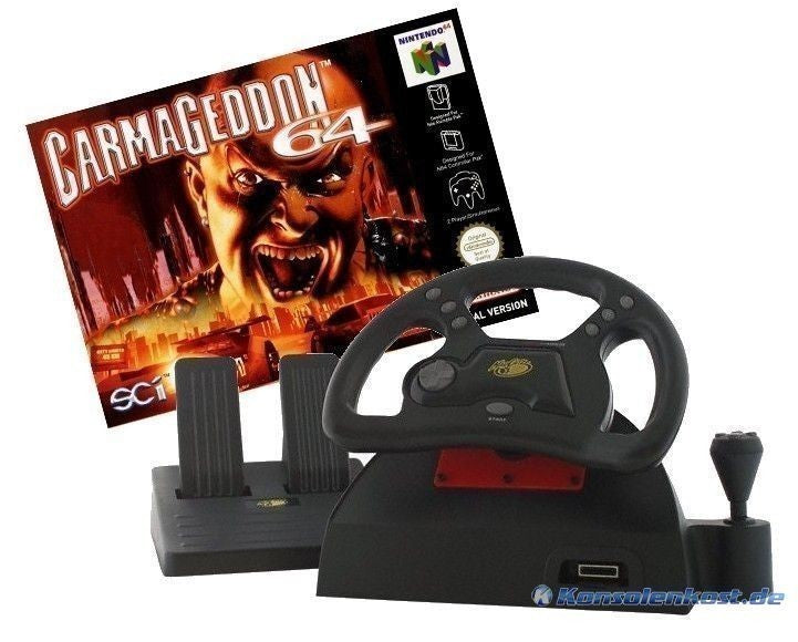 Carmageddon + Lenkrad