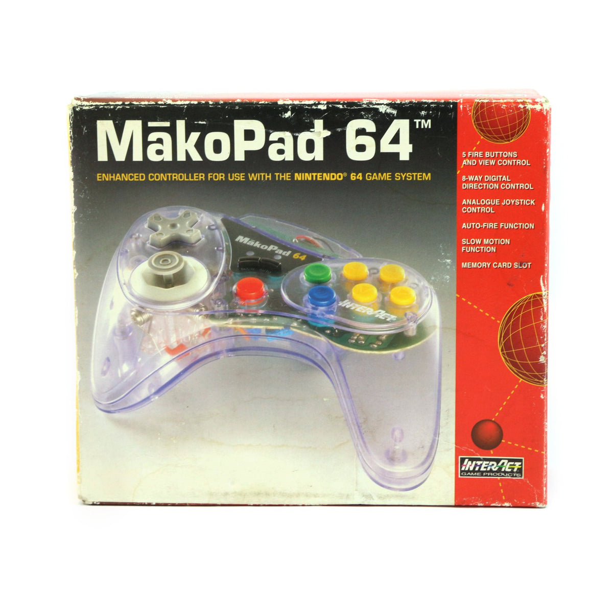 Controller / Pad mit Slowmotion transparent MakoPad 64 [Interact]