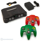 Konsole + 2 Original Controller rot grün + Zubehör