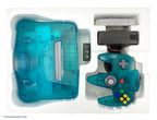 Konsole Clear Blue-White + Spiel + Original Controller + Zubehör