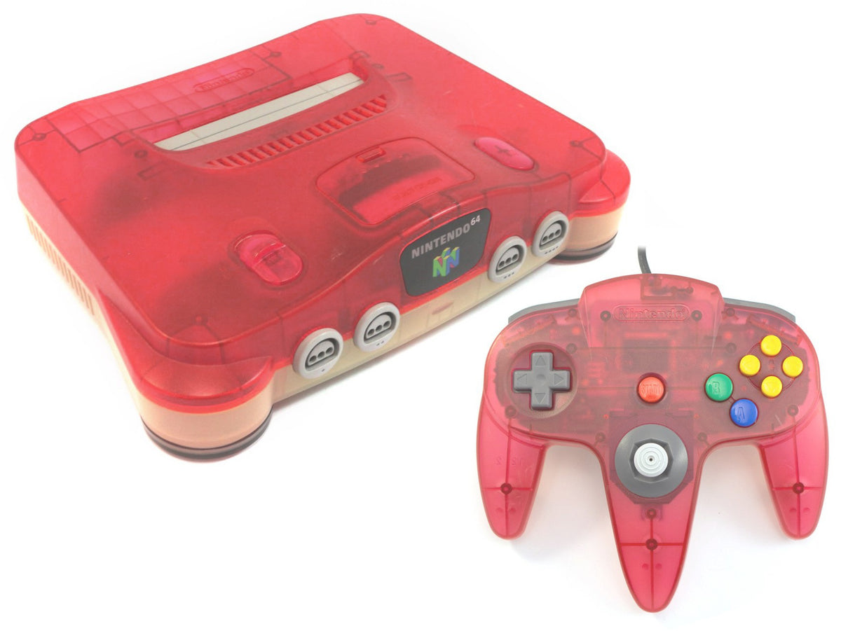 Konsole Clear Red-White + Controller + Zubehör (JP)