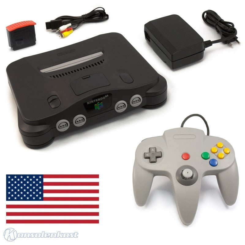 Konsole + Controller + Expansion Pak + Zubehör (US)