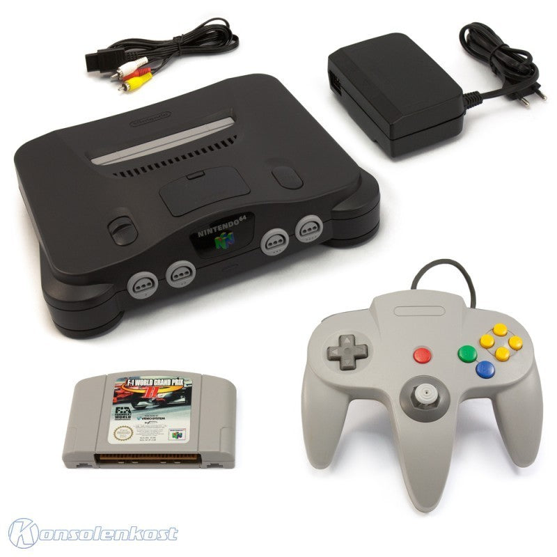 Konsole + F1 Grand Prix 2 + Controller + Zubehör