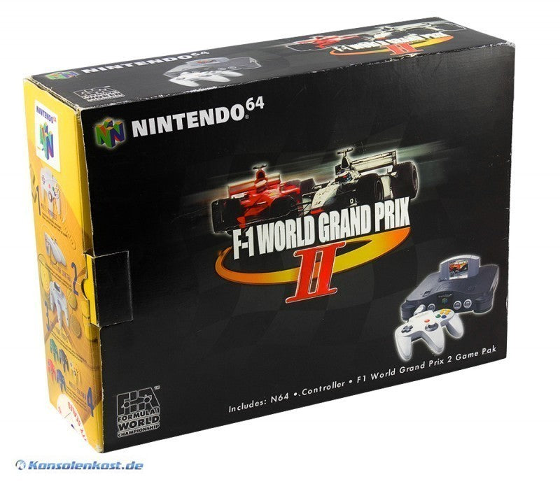 Konsole F1 World GP Pak + Original Controller + Spiel + Zubehör
