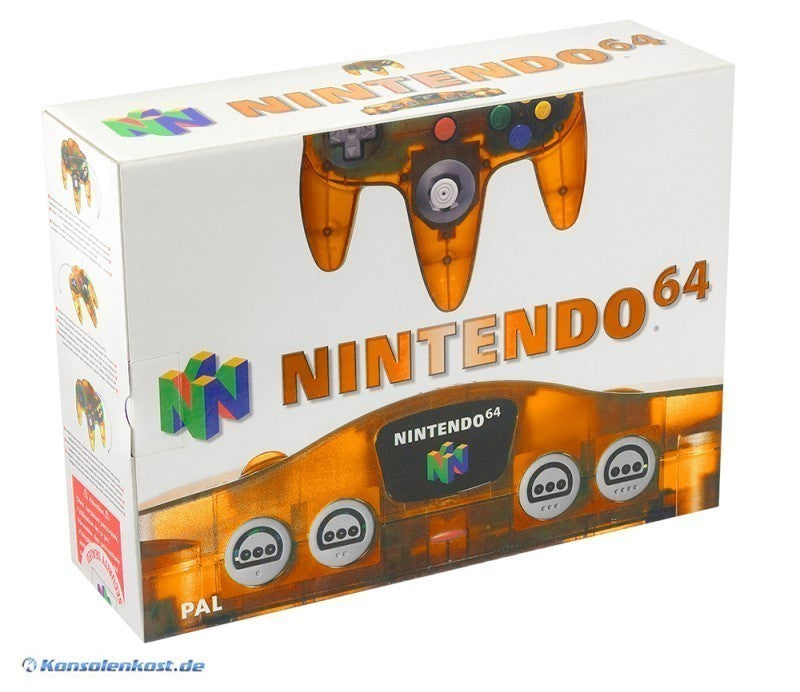 Konsole Fire Orange + Original Controller + Zubehör