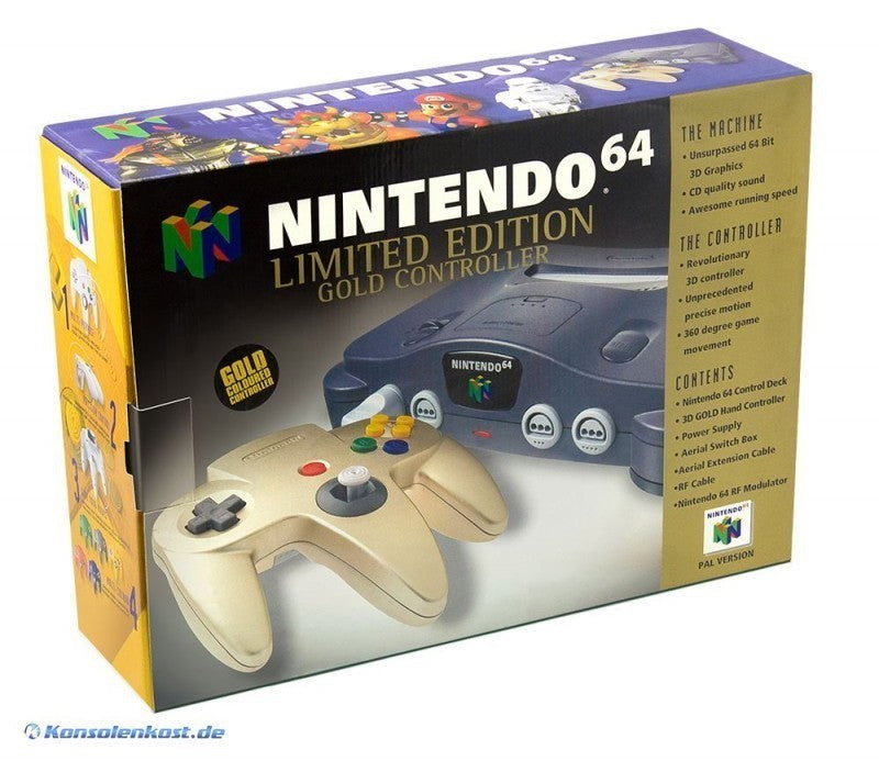 Konsole + Original Controller + Zubehör — Gold Edition
