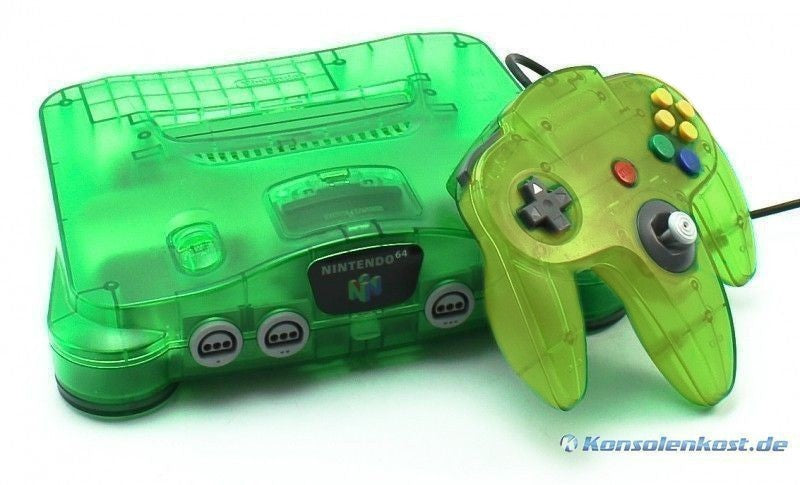 Konsole Jungle Green + Controller + Zubehör