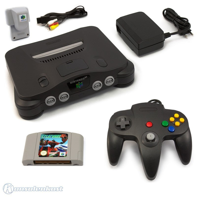 Konsole + Lylatwars + Rumble Pak + Controller + Zubehör