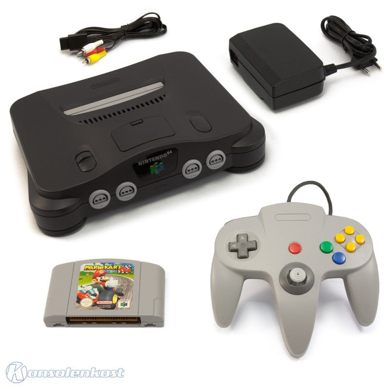Konsole + Mario Kart + Controller + Zubehör