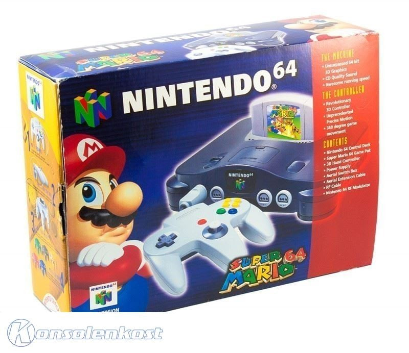 Konsole Mario Pak 2 + Spiel + Original Controller + Zubehör